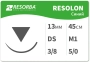 resolon / резолон шовный материал l=45см usp 5/0 ds 13 36шт./уп resorba