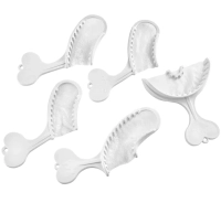 ложки слепочные bitetray g1 sideless частичные сетчатые (50 шт) spident