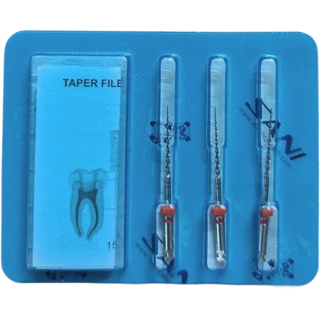 Сани Тэйпер - файлы для перелечивания 25 мм vt/25, 3 шт (Sani Taper File)