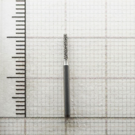 fg140010 бор алмазный fg - цилиндр закругленный - 010 серый horico