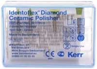 identoflex diamond ceramic polisher (test-set - green) - 4шт., арт. id 5701/4, kerr