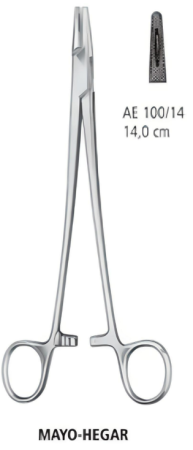 Иглодержатель MAYO-HEGAR 14 см AE 100/14, Nopa instruments