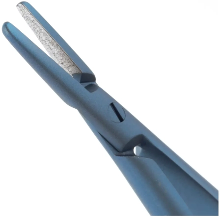 иглодержатель микрохирургический прямой 1.2 мм 180 мм, микрохирургические технологии