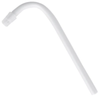 слюноотсос со съемным наконечником белый (100 шт) trevita