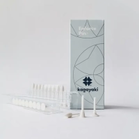 набор полиров "kagayaki enforce pin" (пуля,диск,чашка) - белые (уретан), µ 125, уп/30шт