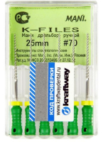 k-files 25 мм, №70, 6шт (mani)