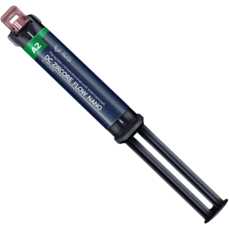 DC Zircore Flow Nano A2 AUTOMIX композитный цемент с наночастицами (шприц 5 мл) IDS
