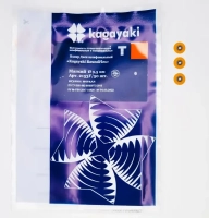 полир диск шлифовальный kagayaki roundflex мягкий т (оранж) d 9.5мм  50шт (втулка металл)