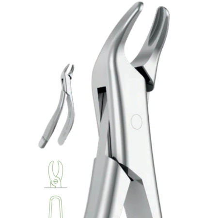 щипцы n150s для удаления для верхних зубов (для детей) 0120-150s, asa dental