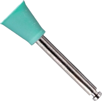 полир "kagayaki ensmart pin" - чашка зелёный (силикон) µ 70 - держатель/нержавеющая сталь, 1 штука