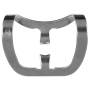 кламп для "раббердама" rubber dam clamp №212, dentech corporation