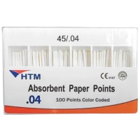 штифты бумажные 04 №45 (100 шт) htm dent