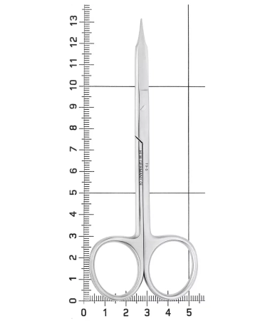 ножницы хирургические прямые goldmann-fox 12.5 см 19-5* hlw