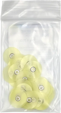 1.733 (16) диски полировальные желтые 16 мм. 40шт., тор вм