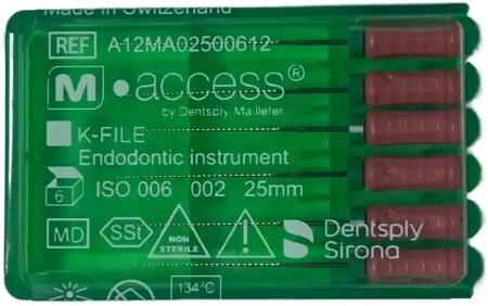 K-file M ACCESS, 25мм, 6шт. (Maillefer) №6