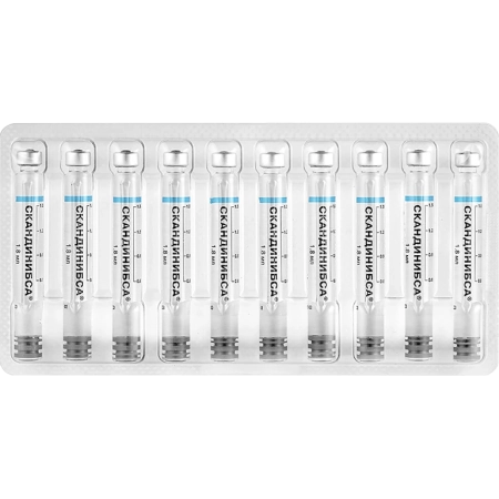 скандинибса 3% (100картриджей *1.8мл) (тк=14 уп)