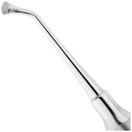 ложка для внесения костного материала изогнутая 13х6 мм со штопфером 4 мм 40-72* hlw