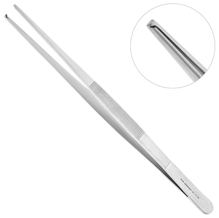 Пинцет хирургический 20 см 22-17* HLW