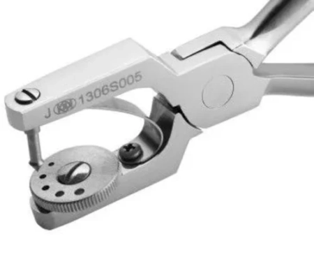 перфоратор для прокалывания отверстий "раббердам" rubber dam punch, dentech corporation