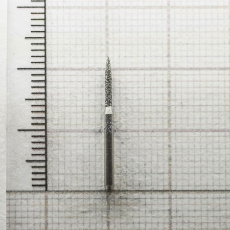 fg249012 бор алмазный fg - пламя заостренное - 012 серый horico