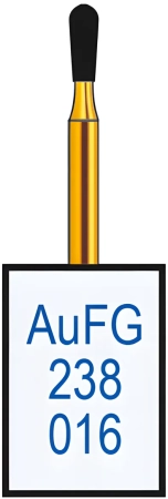 aufg238016 бор алмазный fg - грушевидный - 016 серый horico