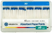 бумажные штифты 06 №30 60шт/уп.(мета)