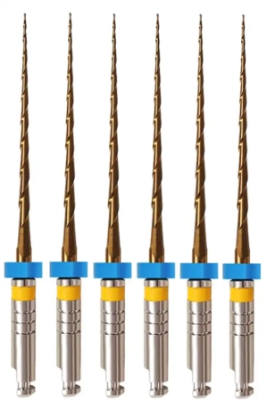 MultiTaper Files Gold, 31мм, WP 21, размер 04-20, стерильные машинные файлы (6 шт) Eurofile