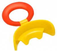 вестибулярная пластина muppy с козырьком, жёлтая, small, c i