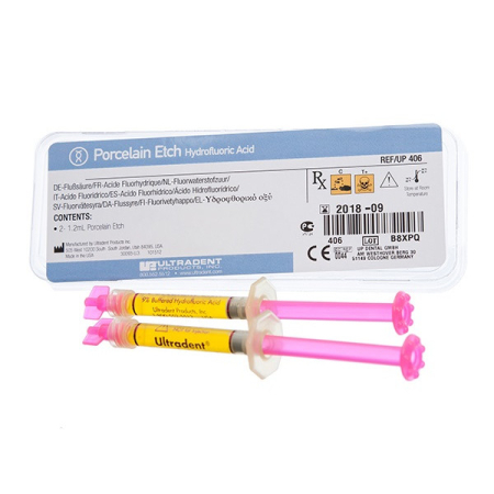 Porcelain Etch Refill (9% HF) - рефилл для протравливания, 2шпр*1.2мл., ULTRADENT