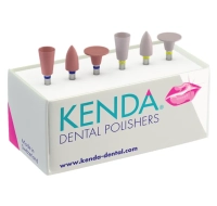 набор полиров для циркония kenda all ceramic ra, 0200.006a (6 шт) kenda