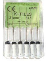 k-files 31 мм, №15, 6шт (mani)