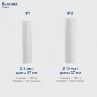 ватные валики №2, 300г., euronda (тк=60 уп)