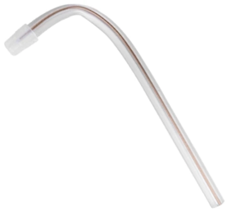 слюноотсос со съемным наконечником прозрачный (100 шт) trevita