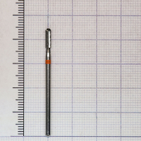 141nef023 фреза твс - цилиндр - 023 оранж насечка крестообразная зубчатая, поперечная не благ. сплав