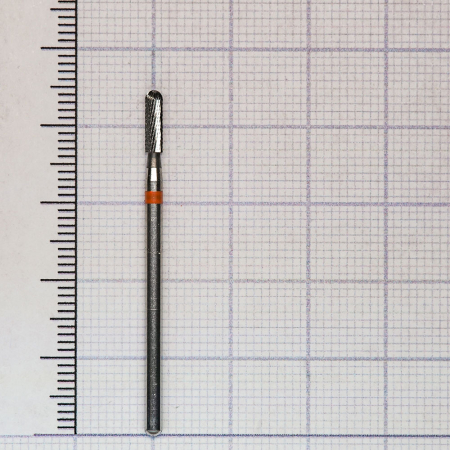 141nef023 фреза твс - цилиндр - 023 оранж насечка крестообразная зубчатая, поперечная не благ. сплав