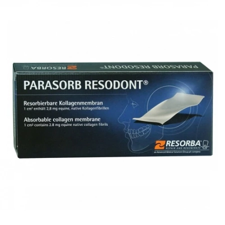 Parasorb Resodont / Парасорб - мембрана коллагеновая 25 х 22 мм, 200 мкм (1 шт) Resorba