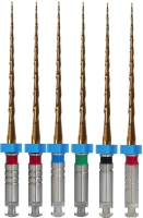 multitaper files gold, 25мм, wp 16, ассорти 25-40 (06/25х2, 05/30, 04/35, 04/40, 07/25) 6шт eurofile