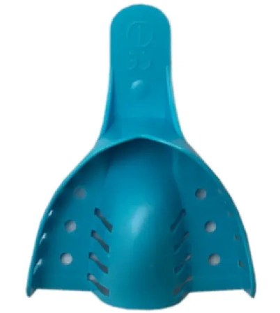 ложки для снятия слепков перфорированные пластиковые №3 верх, 12 шт, jnb