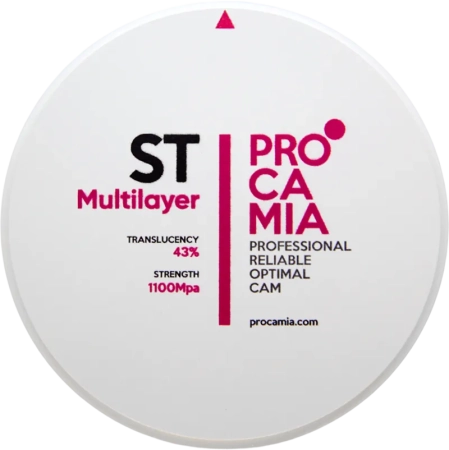 Циркониевый диск Procamia ST Multilayer 98*14 BL2