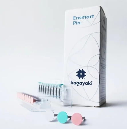 набор полиров "kagayaki ensmart pin" - диски (силикон) - держатель из нержавеющей стали, уп/30шт