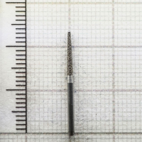 fg220014 бор алмазный fg - конус с безопасным концом - 014 серый horico