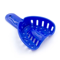 ложка для слепков disposable impression trays 3u-blue №3 верх, dynaflex
