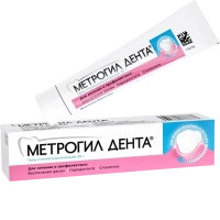 метрогил дента гель стоматологический (туба 20 г) unique pharmaceutical lab.