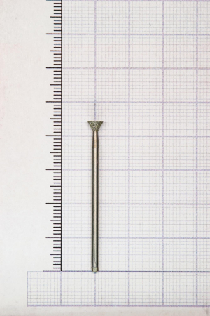 h014047 бор алмазный h - обратный конус - 047 серый horico