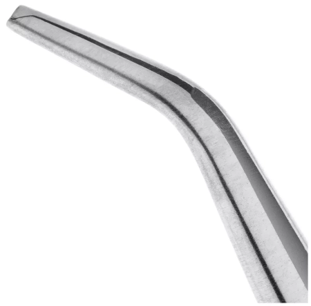 микро-пинцет хирургический изогнутый gomel, 18см арт. 22-31*, hlw