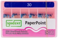 бумажные штифты, 200шт/уп., №30, spident