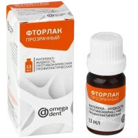 фторлак (прозрачный) - жидкость противокариесная профилактическая, 13мл., нфк омега