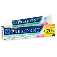 крем для фиксации зубных протезов president garant+ 100 г нейтральный вкус
