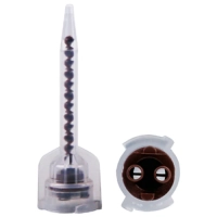 насадка смесительная new resin cement tip-l s125 (1:1) коричневая, для цементов (50 шт) seil global