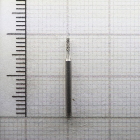 fg156008 бор алмазный fg - цилиндр, закругленные грани - 008 серый horico